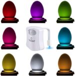 Das Nachtlicht Gadget für die Kloschüssel Lustiges LED Bewegungslicht. Originelle Männertag Besondere Geschenke für Weihnachten Frauen Männer Väter Freundin Mama Beste Ehemann Herren Ihn Sie