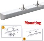LED Aluminium Profil V 45°, LED-Kanäle und Diffusoren mit Endkappen und Befestigungsclipsen für flexible LED-Lichtleisten von StarlandLed – Bild 5
