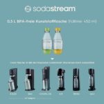 sodastream Plastic Bottle | 0.5 L | BPA-Free | Green & Yellow | Pack of 2 – Bild 3