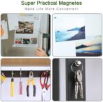 TRAYBRAY 18 Stück Magnete, N52 Metall Magneten 12 x 16mm - Edelstahl Kegelmagnete Kühlschrank Magnete für Magnettafel, Whiteboard, Pinnwand – Bild 4
