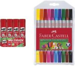 Pritt Klebestift, sicherer und kinderfreundlicher Kleber für Kunst und Bastelarbeiten, starker Klebstoff für Schule Bürobedarf, 4x11g Pritt Stift – Bild 2