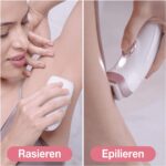 Braun Silk-épil 9 Beauty-Set, Epilierer Damen für Haarentfernung, FaceSpa Gesichtsepilierer, Aufsätze für Rasierer, Peeling, Reinigung Gesicht/Körper, Tasche, Geschenk für Frauen, 9-995, weiss/flamingo – Bild 3