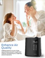 Elechomes 6.5L Top-Fill Ultraschall Luftbefeuchter, Warmer und Kühler Nebel für Schlafzimmer mit Fernbedienung, Auto & Schlafmodus, 360° Düse, Automatische Abschaltung – Bild 5