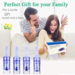 25 Stück Derma Stift A6 Nadeln Mikronadeln für Elektrische Derma Stift Ultima A6, Micro Nadel Inklusive 6PCS 12Pin + 6PCS 36Pin + 6PCS 42Pin + 7PCS Nano Round für Derma pen Ultima A6 Stift – Bild 9