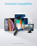 Anker PowerDrive 2 Alloy, Mini Autoladegerät, 24W 4.8A Duales USB-Autoladegerät mit blauem LED-Licht, für iPhone XR / Xs / Max / X / 8 / 7 / Plus, iPad Pro / Air 2 / Mini, Galaxy, LG, HTC und mehr – Bild 7