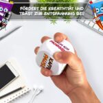 VULAVA Anti Stress Würfel - der Bunte Stresswürfel mit 6 lustigen Aktionen zum Stressabbau ist das Geschenk und Büro Spielzeug für alle Kollegen Studenten Freunde und Mitarbeiter mit schwachen Nerven – Bild 5