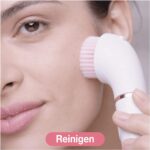 Braun Silk-épil 9 Beauty-Set, Epilierer Damen für Haarentfernung, FaceSpa Gesichtsepilierer, Aufsätze für Rasierer, Peeling, Reinigung Gesicht/Körper, Tasche, Geschenk für Frauen, 9-995, weiss/flamingo – Bild 4