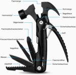 BIIB Geschenke für Männer, 12 in 1 Multifunktionswerkzeug, Camping Gadgets für Männer/Papa Weihnachtsgeschenke – Bild 2