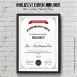 YORA Grillschürze für Männer lustig – Bild 4