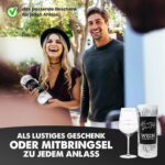 getbrave Weinglas 530ml – „Wie war Dein Tag?“ Geschenkbox