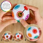 CUBIDI® Original Regenbogenball - Geschicklichkeitsspiel - Spannendes Knobelspiel für Kinder und Erwachsene Mädchen und Jungen ab 6 Jahren – Bild 3