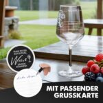 getbrave Weinglas 530ml – „Wie war Dein Tag?“ Geschenkbox