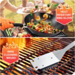 28-teiliges Edelstahl Grillset – Komplettes BBQ-Zubehör mit Koffer, Perfekt als Geschenk – Bild 4