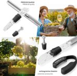 VINENCO Weinkühler Set mit Edelstahl-Kühlstab & Zubehör – Bild 4