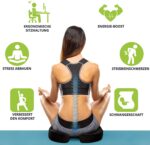 feela.® Orthopädisches Sitzkissen [3 Härtegrade] - Ergonomisches Sitzkissen für Bürostuhl & Wirkt Schmerzreduzierend, Erhöht Sitzkomfort, Fördert Durchblutung und Entlastet das Steissbein – Bild 4