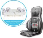 Comfier Shiatsu Rücken und Nacken Massagesitzauflage mit Wärme - 2D / 3D-Knet Massageauflage mit voller Rückenlehne und einstellbarer Luftkompresse, Ganzkörper Massagematte für Damen, Herren – Bild 5