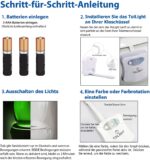 Das Nachtlicht Gadget für die Kloschüssel Lustiges LED Bewegungslicht. Originelle Männertag Besondere Geschenke für Weihnachten Frauen Männer Väter Freundin Mama Beste Ehemann Herren Ihn Sie – Bild 6