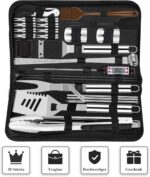 BBQ Grillbesteck Set – 30-teiliges Edelstahl Grillzubehör im Koffer – Bild 5