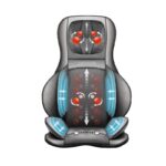 Comfier Shiatsu Rücken und Nacken Massagesitzauflage mit Wärme - 2D / 3D-Knet Massageauflage mit voller Rückenlehne und einstellbarer Luftkompresse, Ganzkörper Massagematte für Damen, Herren