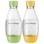 sodastream Plastic Bottle | 0.5 L | BPA-Free | Green & Yellow | Pack of 2
