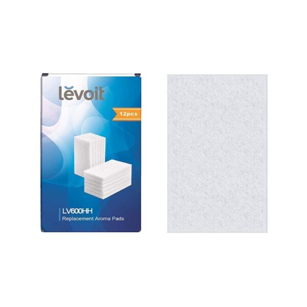 LEVOIT Aroma-Pads (12er-Pack) geeignet Luftbefeuchter LV600HH, LV550HH, LV450CH, Classic 200