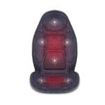 SNAILAX Massagesitzauflage mit Wärme- und Vibrationsfunktion für Rückenmassage und Köpermassage zuhause im Büro und im Auto - Sitzheizung Auto Auflage Massagegerät 262P-de