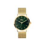 s.Oliver Damen Analog Quarz Armbanduhr mit Edelstahlarmband SO-3327-MQ