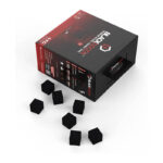 BLACKCOCO’s - 4 KG Premium Shisha Kohle Naturkohle Kokosnuss und BBQ - Hochwertige Kokos Coal Briketts für Wasserpfeife & Grill - Shisha Würfel Kohlen & Grillkohle mit langer Brenndauer