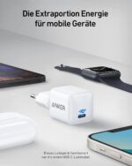 Anker 511 Nano 20W USB-C Ladegerät – Kompakt & Schnell für iPhone, iPad, Galaxy & Pixel (ohne Kabel) – Bild 6