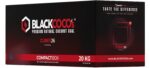 BLACKCOCO’s, 20 KG Premium Shisha Kohle Naturkohle Kokosnuss und BBQ, Hochwertige Kokos Coal Briketts für Wasserpfeife & Grill, Shisha Würfel Kohlen & Grillkohle mit Langer Brenndauer – Bild 2