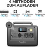 BLUETTI Tragbares Powerstation EB70 716Wh 1000W Solargenerator LiFePO4 Batterie mit 230V Steckdose Power Station(1400W Spitzenwert, 200W Solar) für Reise Camping Garten Wohnwagen – Bild 2