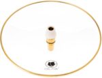 DILAW® Azur Shisha Edelstahl Hookah Medium oder Big Size + Glas Kohleteller, Wasserpfeife Kaminkopf Komplettset Molassefänger mit 3 Anschlüssen Kopfadapter Silikonschlauch Alumundstück Tabakkopf – Bild 6