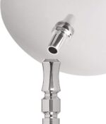 DILAW® TRIPHAN Shisha Edelstahl, Small + Medium + Big size + LED Licht, Wasserpfeife Kaminkopf Komplettset Molassefänger Base Closed Chamber 4 Anschlüssen Silikonschlauch Alumundstück Tabakkopf – Bild 5