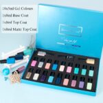Lavender Violets UV-Gel-Nagellack 21 PCS mit Base und Matte-Glänzende Top Coat Geschenk-Set Soak Off LED Nägel Maniküre Kit Feiertag Partei 986 – Bild 5