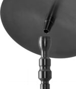 DILAW® Onyx Shisha Edelstahl Hookah Medium oder Big Size + LED Licht, Wasserpfeife Kaminkopf Komplettset Molassefänger mit 3 oder 4 Anschlüssen Kopfadapter Silikonschlauch Alumundstück Tabakkopf – Bild 2