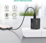 IWAVION Quick Charge 3.0 USB Ladegerät mit USB Type C Ladekabel, 30W QC 3.0 ladegeraet mit 4 Ports Schnellladegerät USB Netzteil für Samsung Galaxy S10/S9/S8/Note,LG V30,Huawei P20/P30,XiaoMi – Bild 8