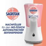 Sagrotan No-Touch Nachfüller Cashmere & Rose – für den automatischen Seifenspender – 5 x 250 ml Handseife im praktischen Vorteilspack – Bild 5