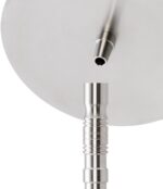 DILAW® Saphir Shisha Edelstahl V2A Hookah, Wasserpfeife Kaminkopf Komplettset Molassefänger mit 4 Anschlüssen Kopfadapter Silikonschlauch Alumundstück Tabakkopf – Bild 7