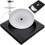DILAW® Shisha Basic Kohleteller Aluminium, 24cm Big Size, Wasserpfeife Hookah, Zubehör Kohle-Teller, passt Universell für alle Shishas