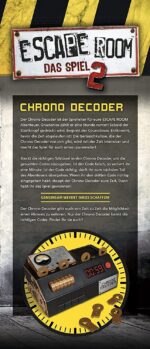 Noris Escape Room 2 (Grundspiel) Familien und Gesellschaftsspiel für Erwachsene, inkl. 4 Fällen und Chrono Decoder, ab 16 Jahren – Bild 4