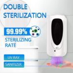 Jewaytec Automatischer Desinfektionsspender 1000ml ,Wandmontage Automatisch Seifenspender mit Sensor, Alkohol Sprühgerät Desinfektionsmittel Spender mit Sensor für Home Commerc – Bild 3