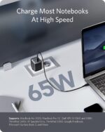 Anker Nano II 65W USB-C Ladegerät Netzteil mit Schnellladeleistung, GaN II Technologie, Kompatibel mit MacBook Pro/Air, Galaxy S20/S10, iPhone 12/Pro/Mini, iPad Pro, Pixel – Bild 3