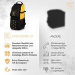 M. ROSENFELD Shisha Tasche Gross mit 13 Fächern, Premium Shisha Rucksack, Reise Shisha Tragetasche Aufbewahrung Unterwegs, Nargile Wasserpfeife Hookah Shisha Zubehör Set, Gepolstert & Wasserdicht – Bild 5