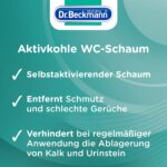 Dr. Beckmann Aktivkohle WC-Schaum | Für intensive Sauberkeit in der Toilette | mit Aktivkohle | 3 x 100 g – Bild 2