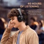Soundcore by Anker Life Q30 Bluetooth Kopfhörer, Hybrid Active Geräuschisolierung, Individuelle Modi, Hi-Res Sound, EQ in App, 40h Akku, bequemer Halt, Verbindung von 2 Geräten – Bild 5