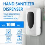 Jewaytec Automatischer Desinfektionsspender 1000ml ,Wandmontage Automatisch Seifenspender mit Sensor, Alkohol Sprühgerät Desinfektionsmittel Spender mit Sensor für Home Commerc – Bild 4