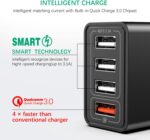 IWAVION Quick Charge 3.0 USB Ladegerät mit USB Type C Ladekabel, 30W QC 3.0 ladegeraet mit 4 Ports Schnellladegerät USB Netzteil für Samsung Galaxy S10/S9/S8/Note,LG V30,Huawei P20/P30,XiaoMi – Bild 4