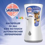 Sagrotan No-Touch Kids Automatischer Seifenspender – Inkl. Sagrotan Nachfüller Aloe Vera – Paw Patrol Edition – 1 x 250 ml Flüssigseife – Bild 5