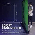 Elgato Green Screen - Ausfahrbares Chroma-Key-Panel, knitterfreies Material, ultraschneller Aufbau, für Hintergrundentfernung für Streaming, Videokonferenzen auf Instagram, TikTok, Zoom, Teams, OBS – Bild 3