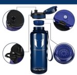 Super Sparrow Trinkflasche - 1.5L - Wasserflasche Auslaufsicher -Sportflasche BPA-Frei | Schule, Sport, Wasser, Fahrrad – Bild 3